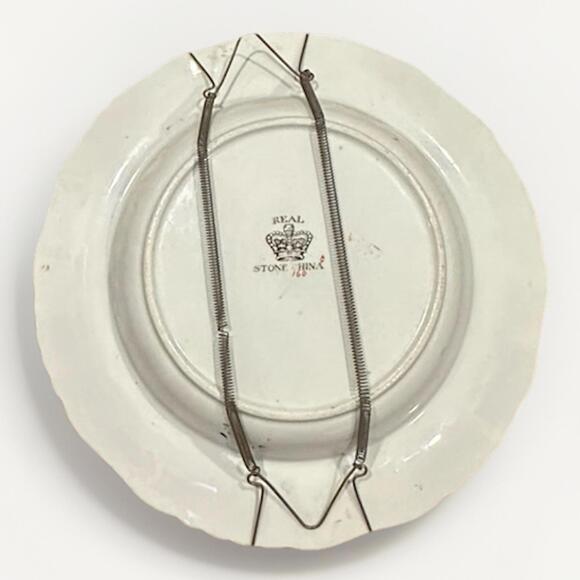 Antique English Ironstone China Deep Plate Japan Imari Pattern Victorian - Picture 3 of 4